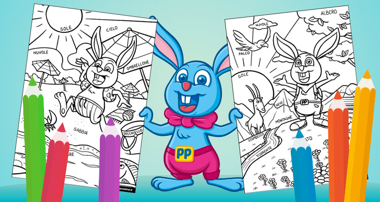 ProntoPannolino disegni gratis per bambini da colorare mari e monti